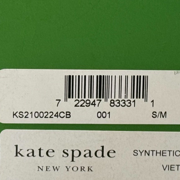 kate spade Black Bow Belt